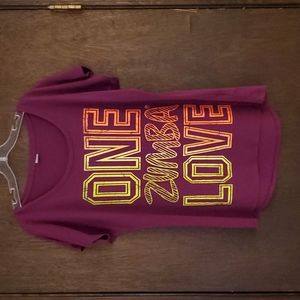 Zumba Wear T-shirt, size L.